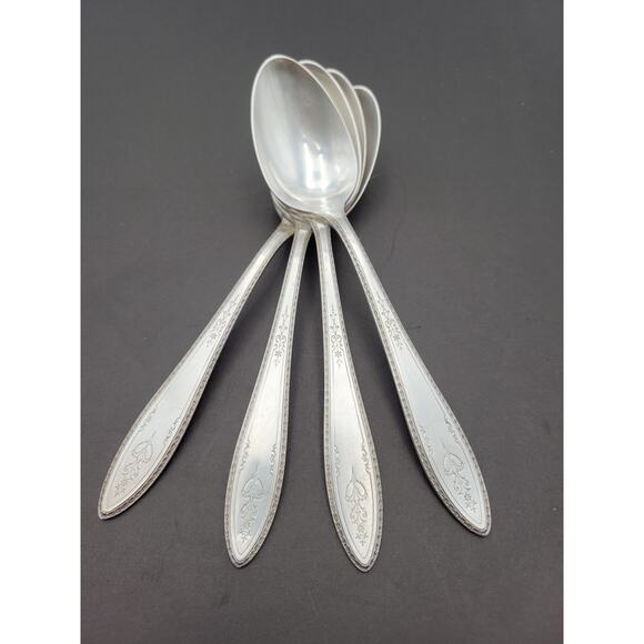 1847 Rogers Bros ARGOSY Set 4 Tablespoon Silver Plate 1926 Flatware - Picture 4 of 6